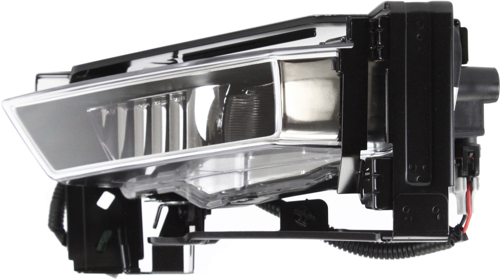 ACCORD 13-15 FRONT FOG LAMP LH, Assembly, w/ Chrome Bezel Border, (Exc. Hybrid Model), Sedan - CAPA