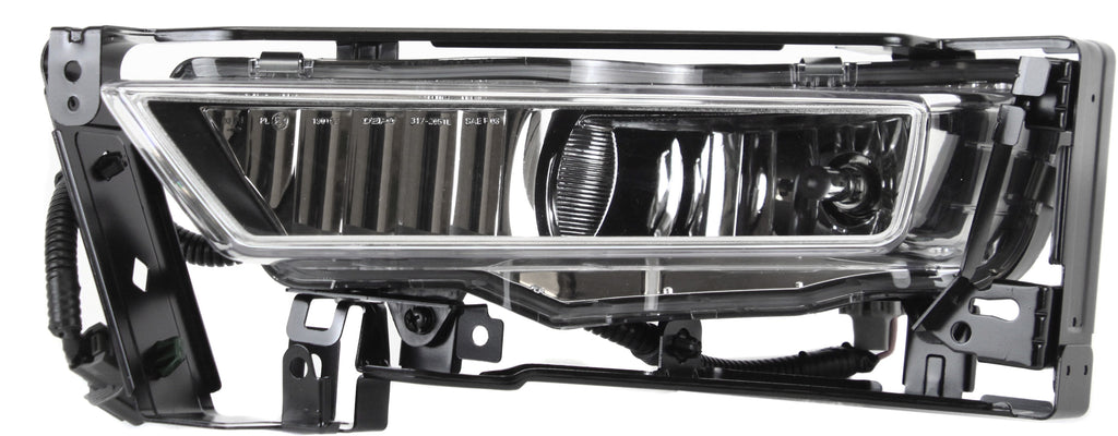 ACCORD 13-15 FRONT FOG LAMP LH, Assembly, w/ Chrome Bezel Border, (Exc. Hybrid Model), Sedan