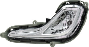 ACCENT 12-17 FRONT FOG LAMP LH, Assembly, Hatchback/Sedan