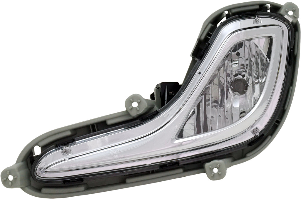 ACCENT 12-17 FRONT FOG LAMP LH, Assembly, Hatchback/Sedan