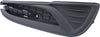 CIVIC 13-15 FOG LAMP COVER RH, Textured Black, (Exc. Hybrid Model), Sedan