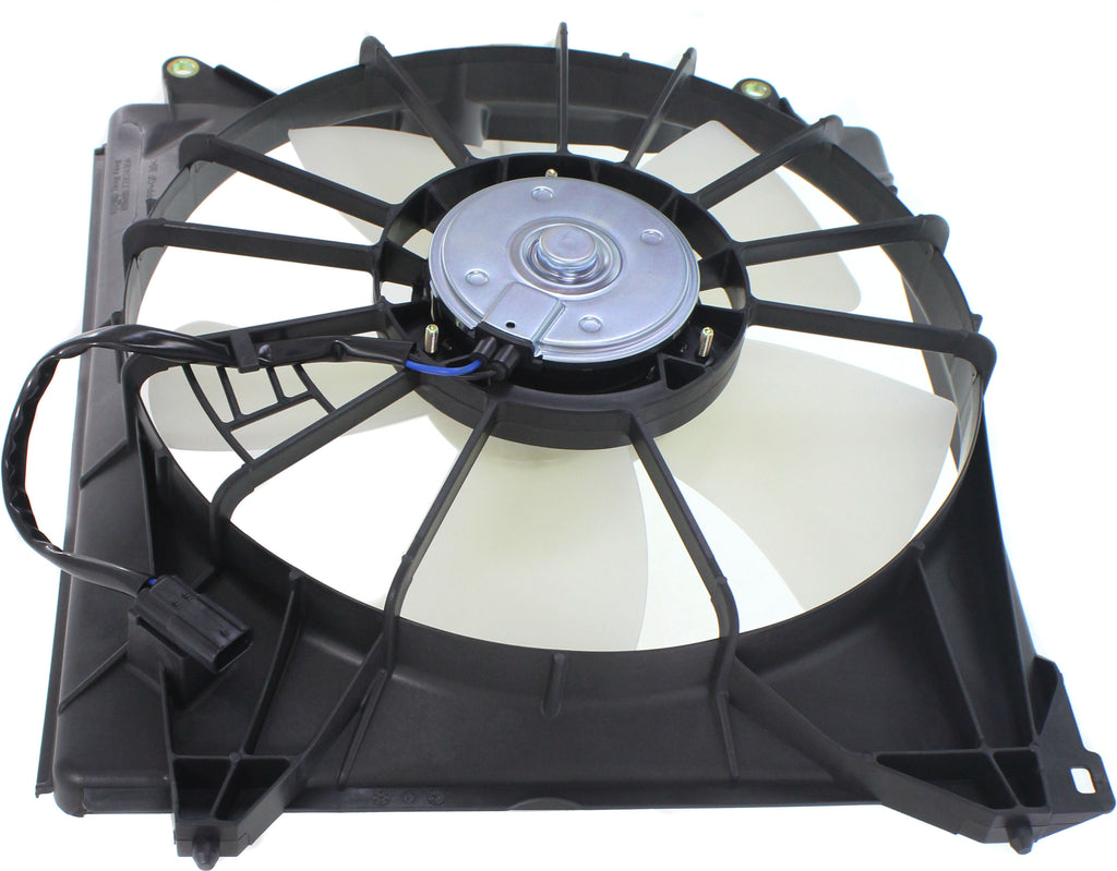 ACCORD 13-17 RADIATOR FAN ASSEMBLY, LH, (4 Cyl Eng, Coupe, EX/EX-L/Touring Models)/(6 Cyl Eng, Coupe/Sedan), Denso Brand