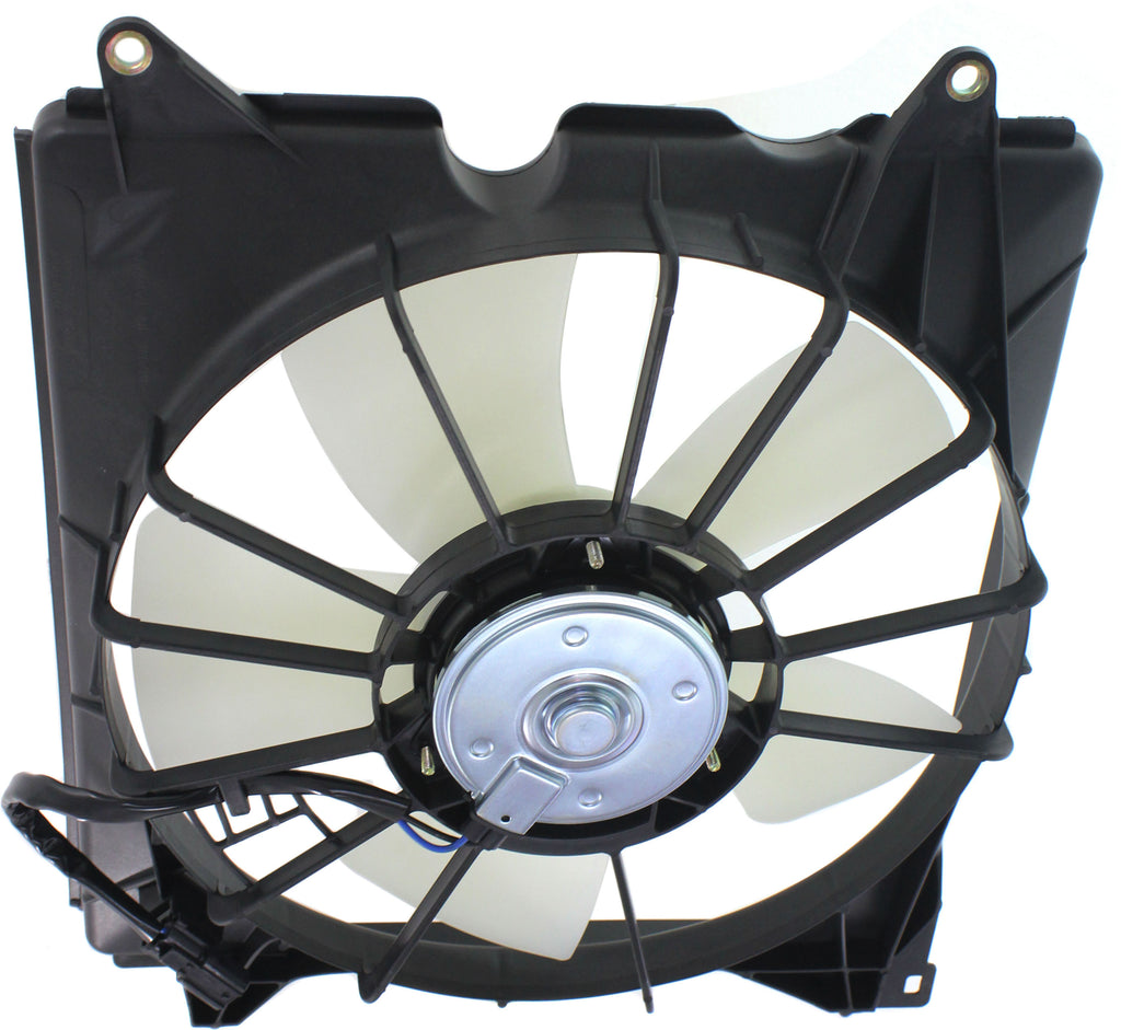 ACCORD 13-17 RADIATOR FAN ASSEMBLY, LH, (4 Cyl Eng, Coupe, EX/EX-L/Touring Models)/(6 Cyl Eng, Coupe/Sedan), Denso Brand