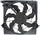 SANTA FE SPORT 13-18 RADIATOR FAN ASSEMBLY, 2.0L Turbo Eng.