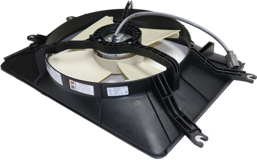 MDX 01-02/PILOT 03-04 A/C CONDENSER FAN ASSEMBLY, Front