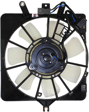 FIT 07-08 A/C CONDENSER FAN ASSEMBLY, Single Fan