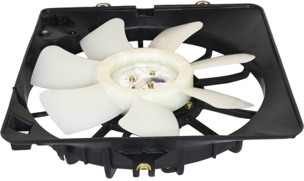 FIT 07-08 A/C CONDENSER FAN ASSEMBLY, Single Fan