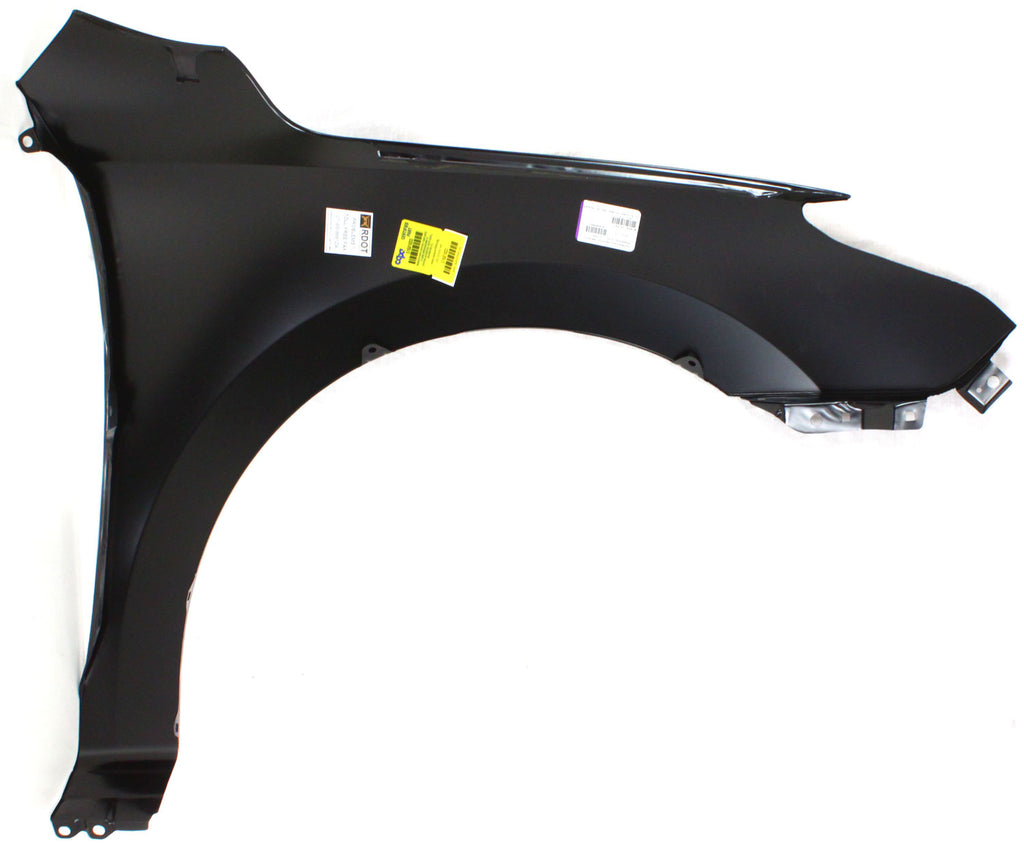 ELANTRA 09-12 FRONT FENDER LH, Primed, Touring Model, w/o Signal Light Hole