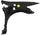 INSIGHT 10-14 FRONT FENDER LH, Primed - CAPA