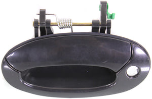 ELANTRA 98-00 FRONT EXTERIOR DOOR HANDLE LH, Plastic, Smooth Black