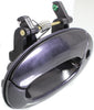 ELANTRA 98-00 FRONT EXTERIOR DOOR HANDLE LH, Plastic, Smooth Black