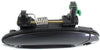 ELANTRA 98-00 FRONT EXTERIOR DOOR HANDLE LH, Plastic, Smooth Black