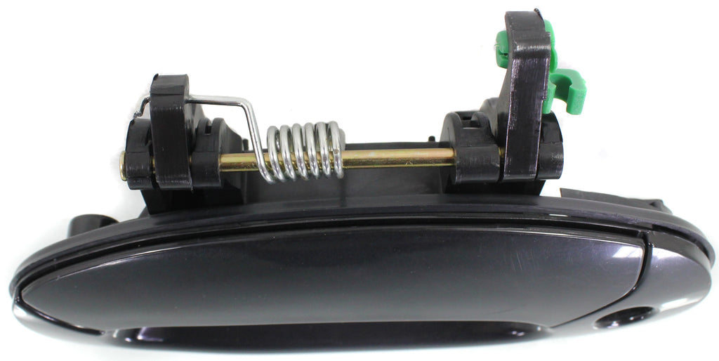 ELANTRA 98-00 FRONT EXTERIOR DOOR HANDLE LH, Plastic, Smooth Black