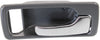 ACCORD 90-93 FRONT INTERIOR DOOR HANDLE RH, Chrome + Gray, w/o Power Lock, USA Built, Coupe