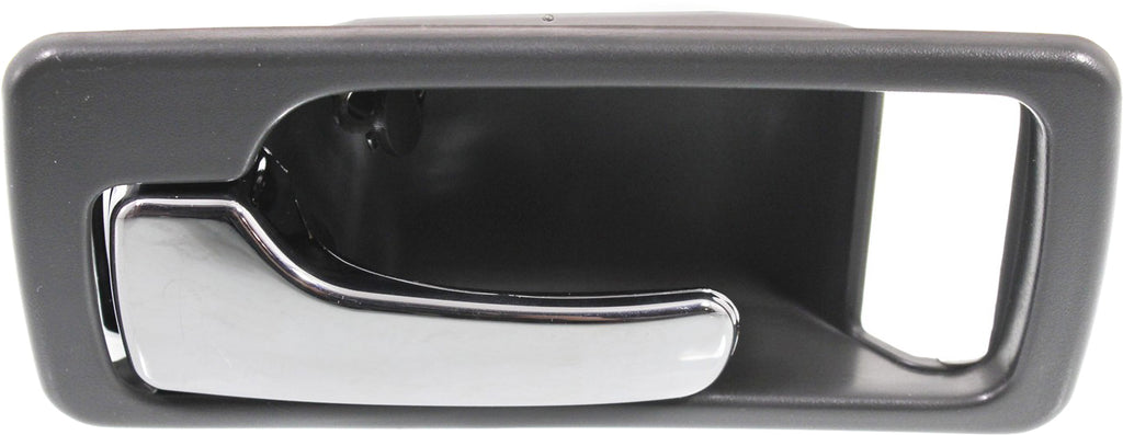 ACCORD 90-93 FRONT INTERIOR DOOR HANDLE LH, Chrome + Gray, w/o Power Lock, USA Built, Coupe