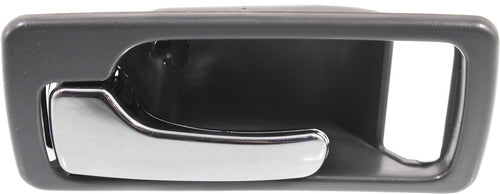 ACCORD 90-93 FRONT INTERIOR DOOR HANDLE LH, Chrome + Gray, w/o Power Lock, USA Built, Coupe