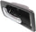ACCORD 90-93 FRONT INTERIOR DOOR HANDLE LH, Chrome + Gray, w/o Power Lock, USA Built, Coupe