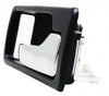 ACCORD 90-93 FRONT INTERIOR DOOR HANDLE RH, Chrome Lever/Dark Blue, w/o Power Lock, USA Built, Coupe