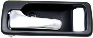 ACCORD 90-93 FRONT INTERIOR DOOR HANDLE LH, Chrome Lever/Dark Blue, w/o Power Lock, USA Built, Coupe