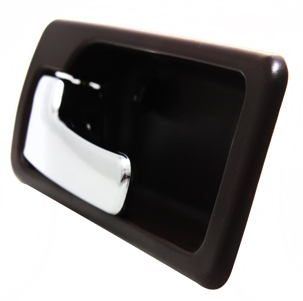 ACCORD 90-93 FRONT INTERIOR DOOR HANDLE LH, Chrome + Red, w/o Power Lock, USA Built, Coupe