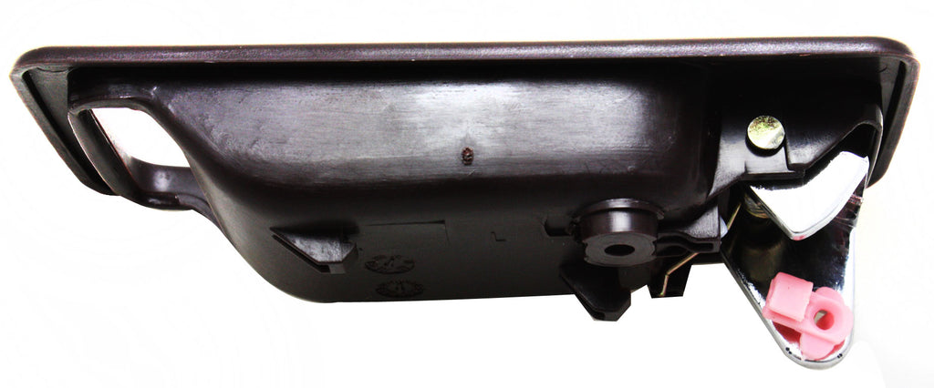 ACCORD 90-93 FRONT INTERIOR DOOR HANDLE LH, Chrome + Red, w/o Power Lock, USA Built, Coupe