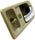 ACCORD 90-93 FRONT INTERIOR DOOR HANDLE RH, Chrome + Beige, w/ Power Lock, USA Built, Coupe