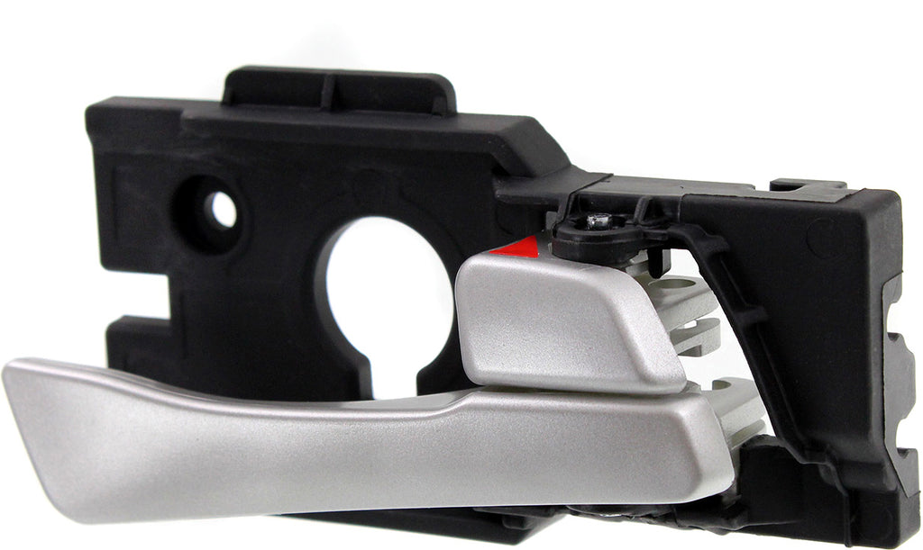ACCENT 12-17 FRONT INTERIOR DOOR HANDLE RH, High Gloss finish (Silver), Hatchback/Sedan