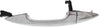 ACCENT 12-17 REAR EXTERIOR DOOR HANDLE LH, All Chrome, Hatchback/Sedan