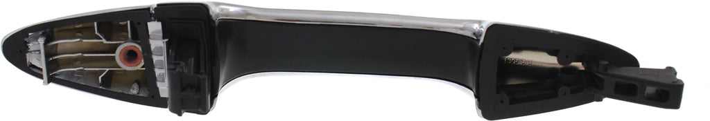 ACCENT 12-17 REAR EXTERIOR DOOR HANDLE LH, All Chrome, Hatchback/Sedan