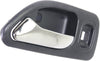 ACCORD 94-97 REAR INTERIOR DOOR HANDLE LH, Chrome Blue, Sedan/Wagon