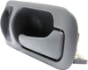 CR-V 97-01 REAR INTERIOR DOOR HANDLE RH, Gray (Small Clip), Plastic, w/ Lock Hole