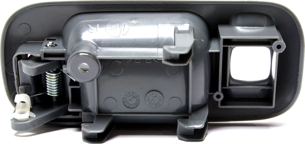 CR-V 97-01 REAR INTERIOR DOOR HANDLE RH, Gray (Small Clip), Plastic, w/ Lock Hole