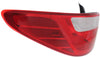 SANTA FE XL 13-16 TAIL LAMP LH, Outer, Assy, Halogen, Standard Type, 6-7 Seat, GLS/Limited Models