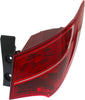 SANTA FE SPORT 13-16 TAIL LAMP RH, Outer, Assembly, Halogen/Bulb Type - CAPA