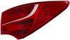 SANTA FE SPORT 13-16 TAIL LAMP RH, Outer, Assembly, Halogen/Bulb Type