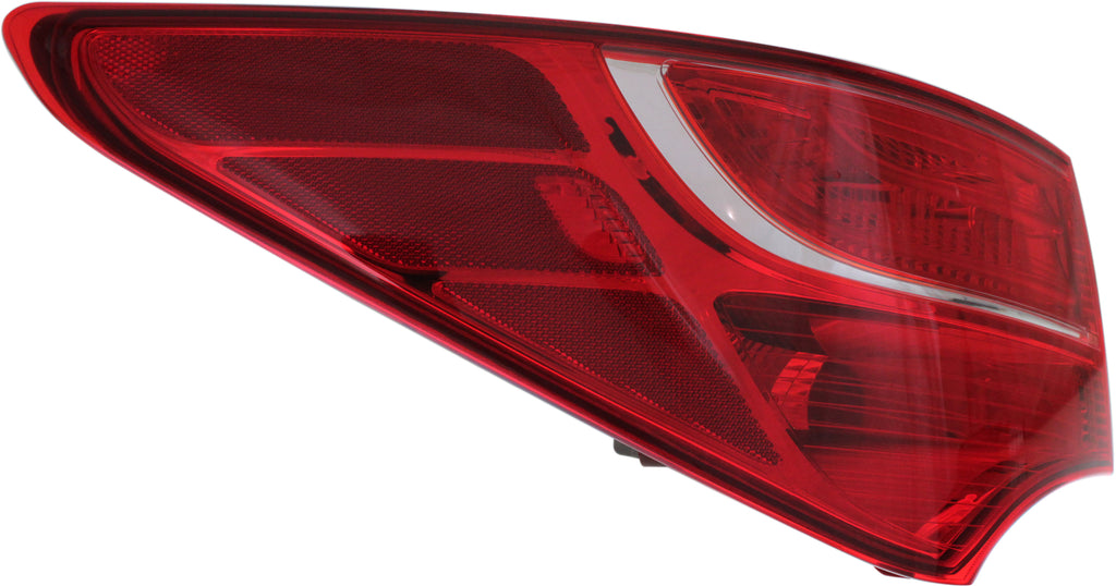 SANTA FE SPORT 13-16 TAIL LAMP LH, Outer, Assembly, Halogen/Bulb Type