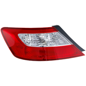 CIVIC 06-08 TAIL LAMP LH, Lens and Housing, Coupe - CAPA