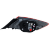 CIVIC 06-08 TAIL LAMP LH, Lens and Housing, Coupe - CAPA