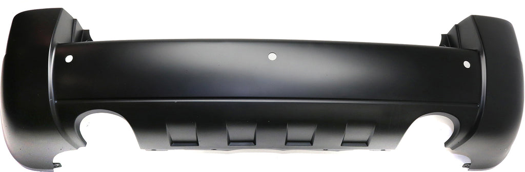 TUCSON 07-09 REAR BUMPER COVER, Primed, 2.7L Eng, w/ Dual Exhaust and Garnish holes.