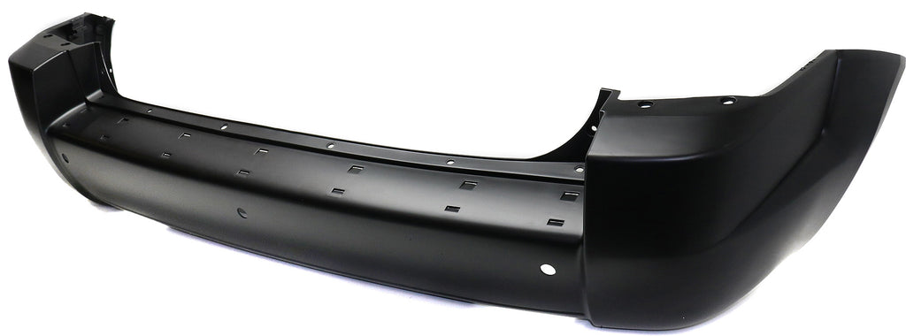 TUCSON 07-09 REAR BUMPER COVER, Primed, 2.7L Eng, w/ Dual Exhaust and Garnish holes.