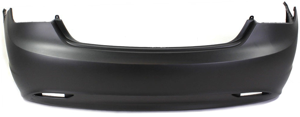 SONATA 11-13 REAR BUMPER COVER, Primed, w/ Single Exhaust Hole, Exc. Hybrid Model - CAPA