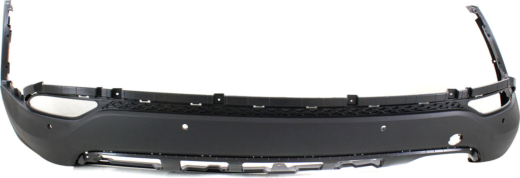SANTA FE SPORT 13-16 REAR BUMPER COVER, Lower, Primed, w/ Parking Aid Snsr Holes, w/o BSD - CAPA