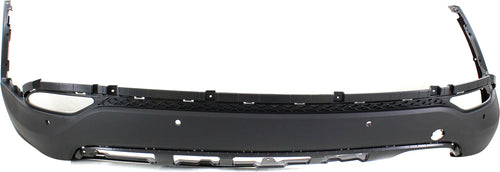 SANTA FE SPORT 13-16 REAR BUMPER COVER, Lower, Primed, w/ Parking Aid Snsr Holes, w/o BSD - CAPA