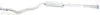 CR-V 97-01 RESONATOR, Center, Aluminized Steel, Natural Finish