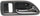 ACCORD 94-97 FRONT INTERIOR DOOR HANDLE RH, Chrome Gray, DX/LX Models, Coupe, Canada Built