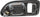 ACCORD 94-97 FRONT INTERIOR DOOR HANDLE RH, Chrome Gray, DX/LX Models, Coupe, Canada Built