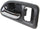 ACCORD 94-97 FRONT INTERIOR DOOR HANDLE LH, Chrome Gray, DX/LX Models, Coupe, Canada Built