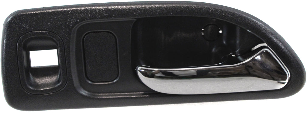 ACCORD 94-97 INTERIOR FRONT DOOR HANDLE Right, Chrme Blk, w/ Pwr Wdw Hole, Sdn/Wgn (LX-USA / EX/EX-R/SE)