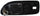 ACCORD 94-97 INTERIOR FRONT DOOR HANDLE Right, Chrme Blk, w/ Pwr Wdw Hole, Sdn/Wgn (LX-USA / EX/EX-R/SE)