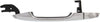CIVIC 12-15/CR-V 12-16 FRONT EXTERIOR DOOR HANDLE LH, All Chrome, w/ Keyhole